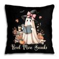 Ghost Reading Book Coquette Bow Halloween Girl Kid Teacher Pillowcase