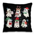 Ghost Santa Elf Squad Read Books Bookish Librarian Christmas Pillowcase