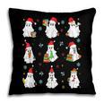 Ghosts Wearing Santa Hats Reading Books Christmas Book Lover Pillowcase