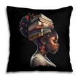 Girl Crown Of Books African Teacher Black History BHM Pillowcase