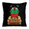 Girl Kid Reading Book Black History Month Bookworm Pillowcase