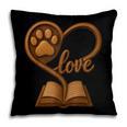 Girl Who Loves Dogs & Books Heart Dog Lover Reader Reeding Pillowcase Girl Who Loves Dogs & Books Heart Dog Lover Reader Reeding Pillowcase