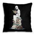 Gothic Librarian Halloween Books Tee For Teachers Pillowcase