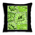 Green Comic Book Green Graphic Pillowcase