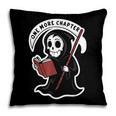 Grim Reaper Bookworm Cute Book Reading Halloween Pillowcase