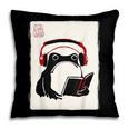 Grumpy Frog Books Music Kawaii Ink Japanese Pillowcase