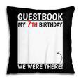 Guestbook 7th Birthday 7 Year Old Born 2018 Bday Pillowcase