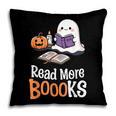 Halloween Teacher Women Cute Reading Ghost Read More Books Pillowcase