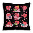 Hearts Reading Book Lovers All Booked For Valentine Pillowcase
