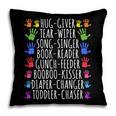 Hug Giver Book Reader Diaper Changer Daycare Teacher Pillowcase