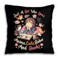 Just Girl Who Loves Anime Cats Boba And Books Bubble Tea Pillowcase