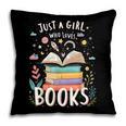 Just a Girl Who Loves Books Cute Book Lover Bookworm Pillowcase