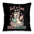 Just a Girl Who Loves Books And Dragons Book Dragon Lover Pillowcase