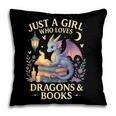 Just a Girl Who Loves Cute Dragons And Books Pillowcase