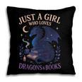 Just a Girl Who Loves Dragons And Books Fantasy Pillowcase Just a Girl Who Loves Dragons And Books Fantasy Pillowcase