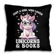 Just a Girl Who Loves Unicorns & Books Bookish Unicorn Love Pillowcase Just a Girl Who Loves Unicorns & Books Bookish Unicorn Love Pillowcase