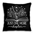 Just One More Chapter Bookish Book Reading Botanical Book Pillowcase