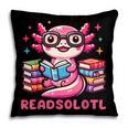 Kawaii Axolotl Readsolotl Book Lover Reading Bookworm Girls Pillowcase
