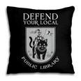 Knight Cat Defend Your Public Library Book Lover Pillowcase Knight Cat Defend Your Public Library Book Lover Pillowcase