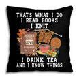 Knitting Reading Books Drinking Tea Knitter Knit Pillowcase Knitting Reading Books Drinking Tea Knitter Knit Pillowcase