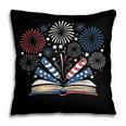 Librarian 4th July Book Lover Bookworm Patriotic Books Pillowcase