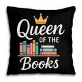Librarian Queen Of The Books Book Reading Library Pillowcase