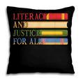 Literacy And Justice For All Reading Book Club Librarian Pillowcase