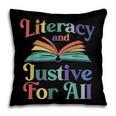 Literacy Justice For All Stop Book Banning Protect Librarian Pillowcase Literacy Justice For All Stop Book Banning Protect Librarian Pillowcase