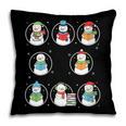 Literary Winter Reading Snowmen Cozy Book Lover Pattern Pillowcase