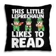 This Little Leprechaun Likes To Read St Patrick's Day Book Pillowcase This Little Leprechaun Likes To Read St Patrick's Day Book Pillowcase