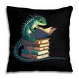 Lizard Reading Book Librarian Bookworm Reader Read Pillowcase