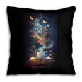 Magical Book Floral Coffee Books Nature Fantasy Pillowcase
