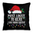 Matching Christmas PJS Most Likely To Read A Book Pillowcase Matching Christmas PJS Most Likely To Read A Book Pillowcase