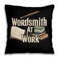 Wordsmith At Work Vintage Writer & Author Pen Book Lover Pillowcase
