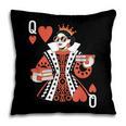 Modern Queen Of Hearts Book Lover Reading Novels Romantasy Pillowcase
