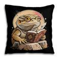 Nerdy Bearded Dragon Glasses Book Reading Pillowcase Nerdy Bearded Dragon Glasses Book Reading Pillowcase