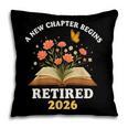 A New Chapter Begins Retired 2026 Floral Book Butterfly Tee Pillowcase A New Chapter Begins Retired 2026 Floral Book Butterfly Tee Pillowcase