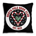 North Pole Book Club Shirt Candy Cane Christmas Pillowcase