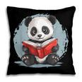 Panda With Book For Reading Enthusiasts Pillowcase