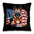 Patriotic German Shepherd Dog Books Baseball American Flag Pillowcase Patriotic German Shepherd Dog Books Baseball American Flag Pillowcase