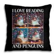 Penguin Love Reading And Penguins Child Book Lover Pillowcase