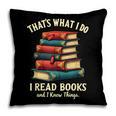 I Read Books Bookworm Halloween Pillowcase