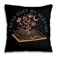 I Read Past My Bedtime Book Flower Butterfly Moon Bookish Pillowcase