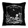 Read In Peace Skeleton Reading Book Halloween Bookish Pillowcase Read In Peace Skeleton Reading Book Halloween Bookish Pillowcase