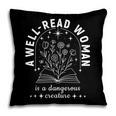 A Well Read Woman Book Lover Literary Quote Pillowcase