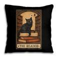 The Reader Cat Book Reading Halloween Tarot Card Pillowcase The Reader Cat Book Reading Halloween Tarot Card Pillowcase