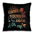 Readers Books Lovers BFF Books Club Paranormal Romance Reading Book Vampires Werewolves & Fae -Adults Short Sleeve Pillowcase