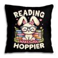 Reading Makes You Hoppier Bunny Book Fans Toddler Kid Pillowcase Reading Makes You Hoppier Bunny Book Fans Toddler Kid Pillowcase