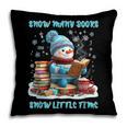 Reading Snow So Many Books Christmas Snow Little Time Pillowcase