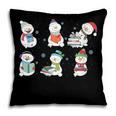 Reading Snowman Christmas Book Lovers Bookworm Librarian Pillowcase Reading Snowman Christmas Book Lovers Bookworm Librarian Pillowcase